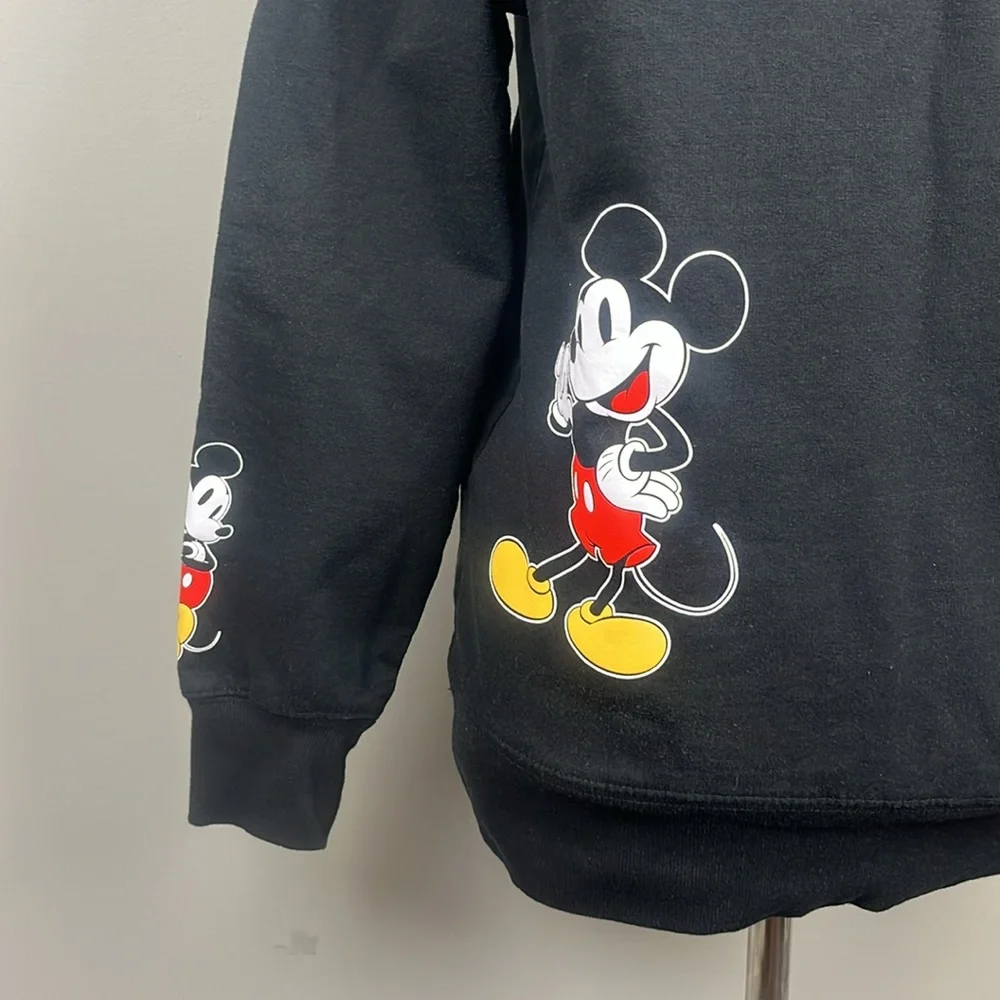 Walt Disney World‎ Unisex Black Crewneck Mickey Mouse Sweatshirt SZ S